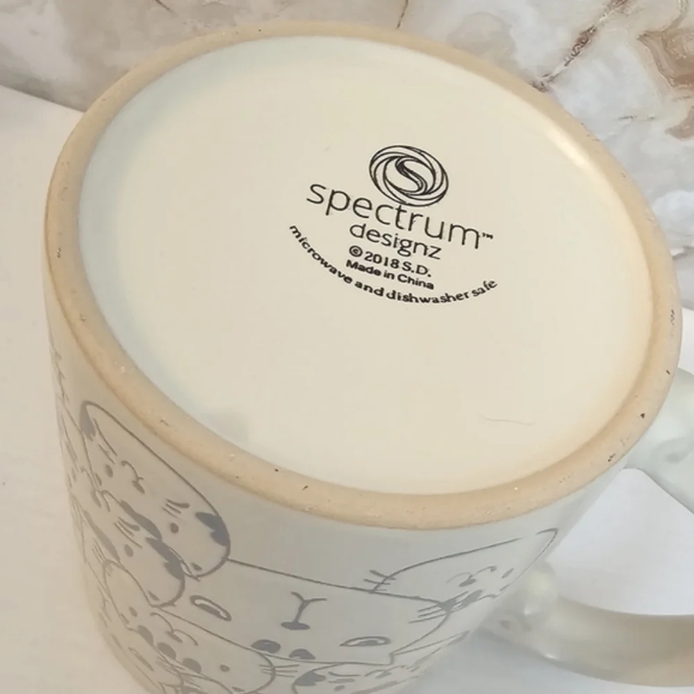 Spectrum Cat Face Repeat Mug Set - Picture 10 of 14
